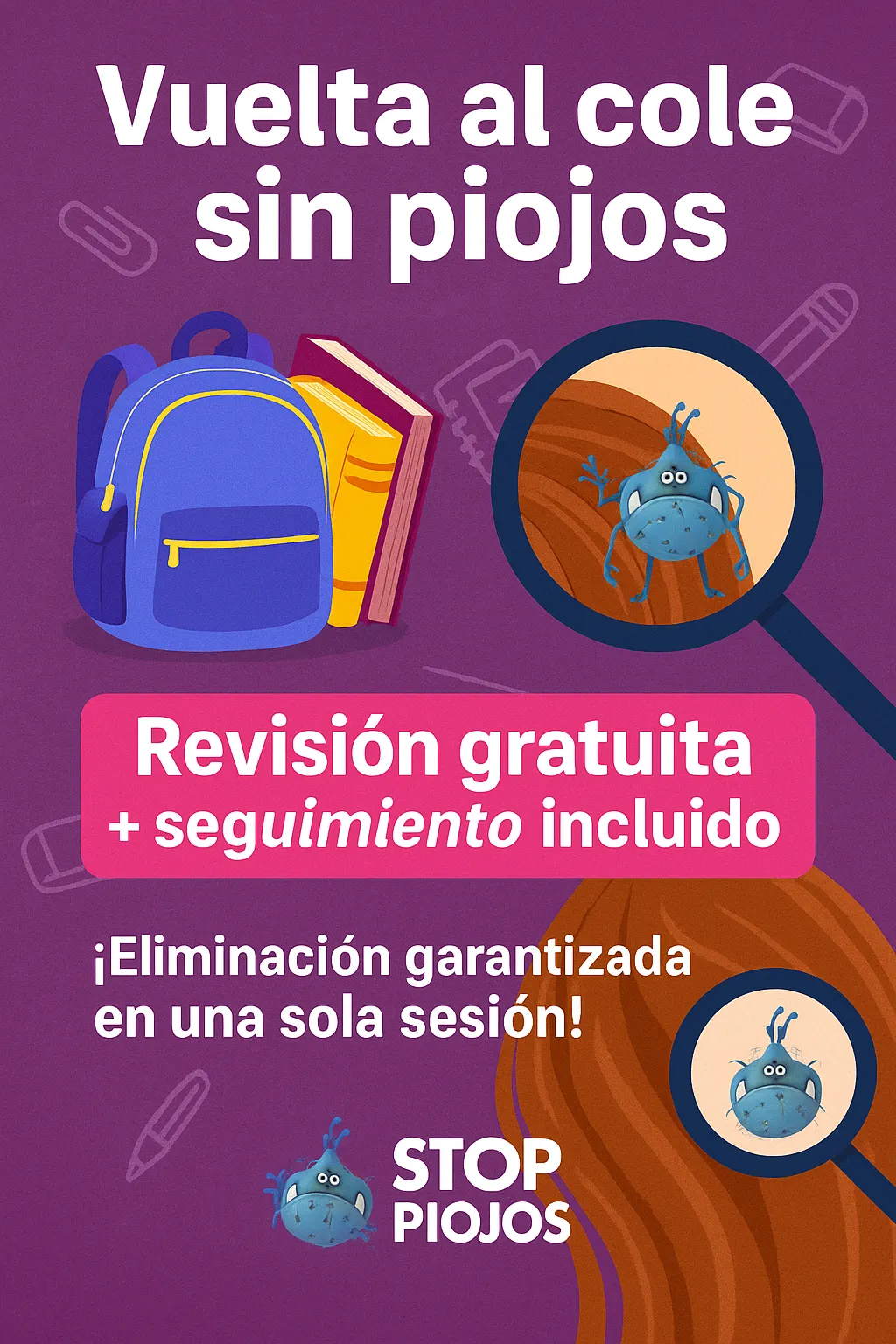 Piojos en la vuelta al cole: cómo prevenir contagios masivos desde el primer día
