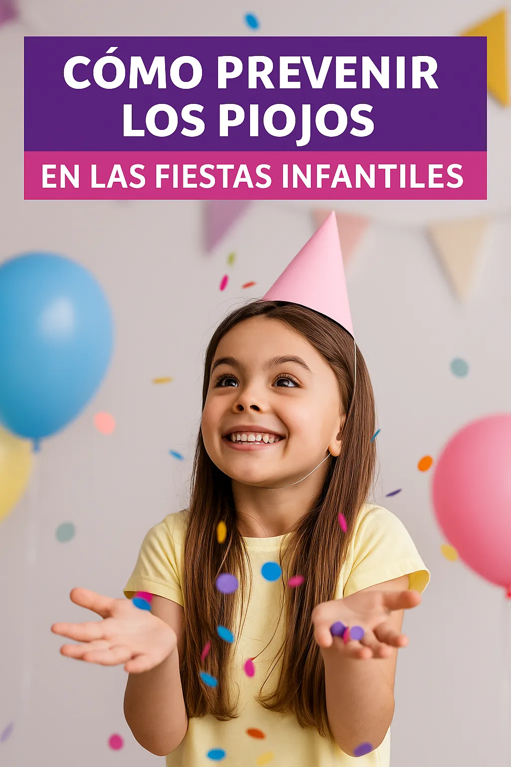 Cómo prevenir contagios de piojos en las fiestas infantiles