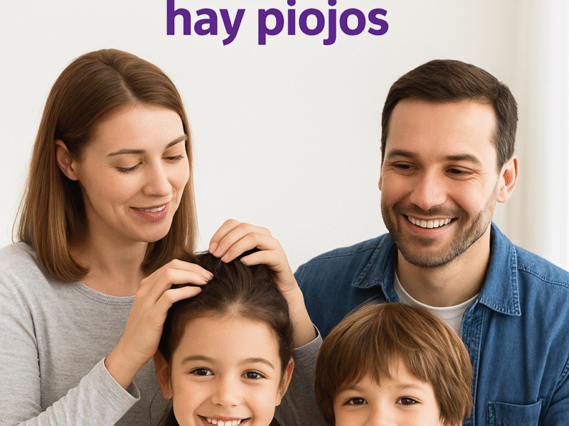 ¿Cómo revisar a toda la familia cuando aparece un caso de piojos?